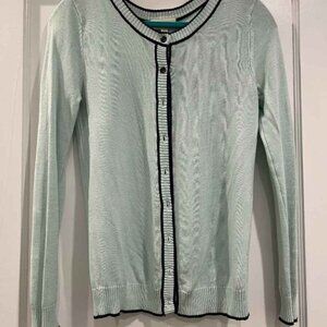 ModCloth Mint Green Cotton Cardigan, size XS